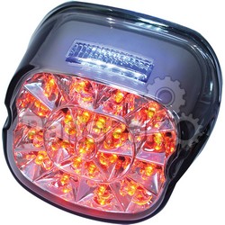 Harddrive L24-0433MLED; Laydown Led Taillight Smoked Lens