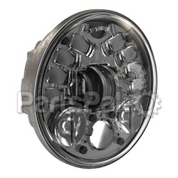 JW Speaker 0551681; Led Headlight 5.75-inch Black