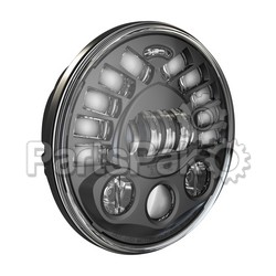 JW Speaker 0553441; Led Pedestal Headlight Black 7-inch