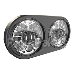 JW Speaker 0555141; Adaptive Headlight Dual 5.75-inch Chrome Bezel; 2-WPS-826-05043
