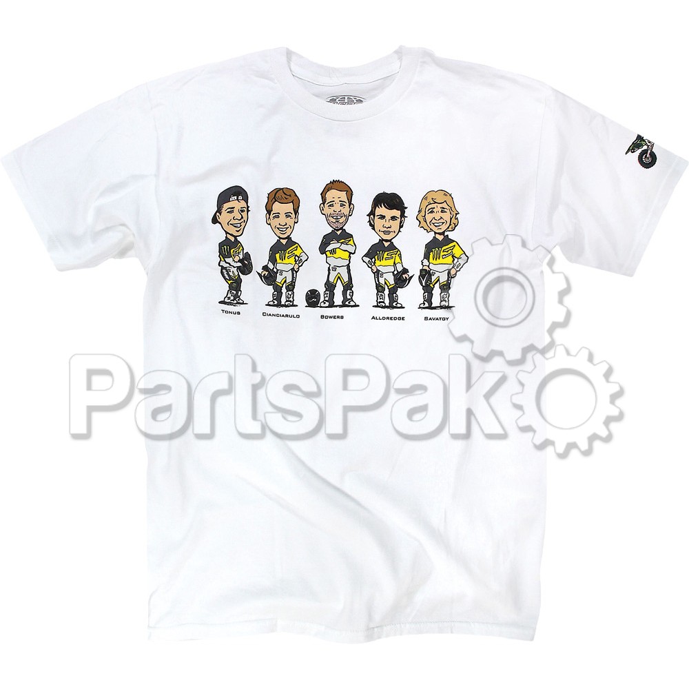 Pro Circuit 6414100-020; Caricatures Tee T-Shirt Md