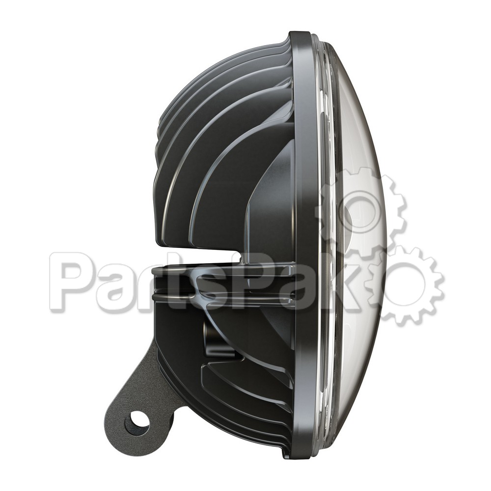 JW Speaker 0555071; Adaptive Pedestal Headlight Black 7-inch