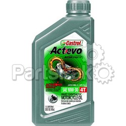 Castrol 6119; Part Synthetic Oil 4T 10W30 1Qt