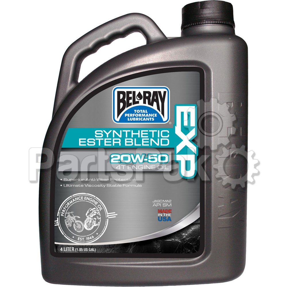 Bel-Ray 99131-B4LW; Exp Synthetic Ester Blend 4T Engine Oil 20W-50 4L