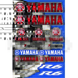 D'Cor Visuals 40-50-102; Fits Yamaha Street Decal Sheet; 2-WPS-862-50102