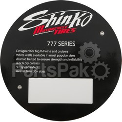 Shinko 777 INSERT; Shinko 777 Tire Sign; 2-WPS-87-4993