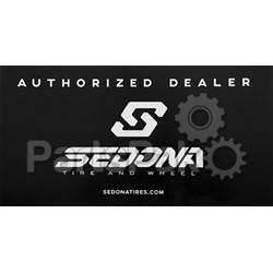 Sedona SEDONA DEALER; Sedona Authorized Dealer Window Decal4.25-inch X 8.125-inch; 2-WPS-99-8313