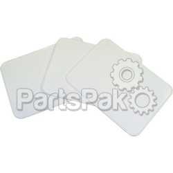 UNI NP-300 W/C; Plastic Number Plate 10-inchX12-inch 3-Pack; 2-WPS-NP-300WC