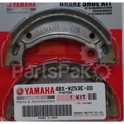 Yamaha 4BX-W2536-00-00 Brake Shoe Kit; New # 4BX-W253E-00-00