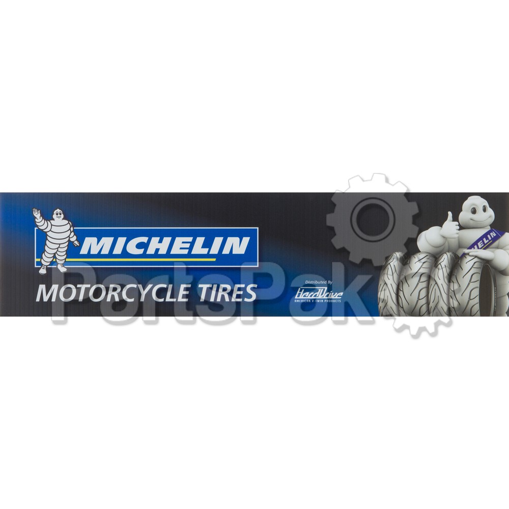 Michelin MICH HARD DRIVE SIGN; Harddrive Sign 12 Inch X 48 Inch For 87-Tire Rack