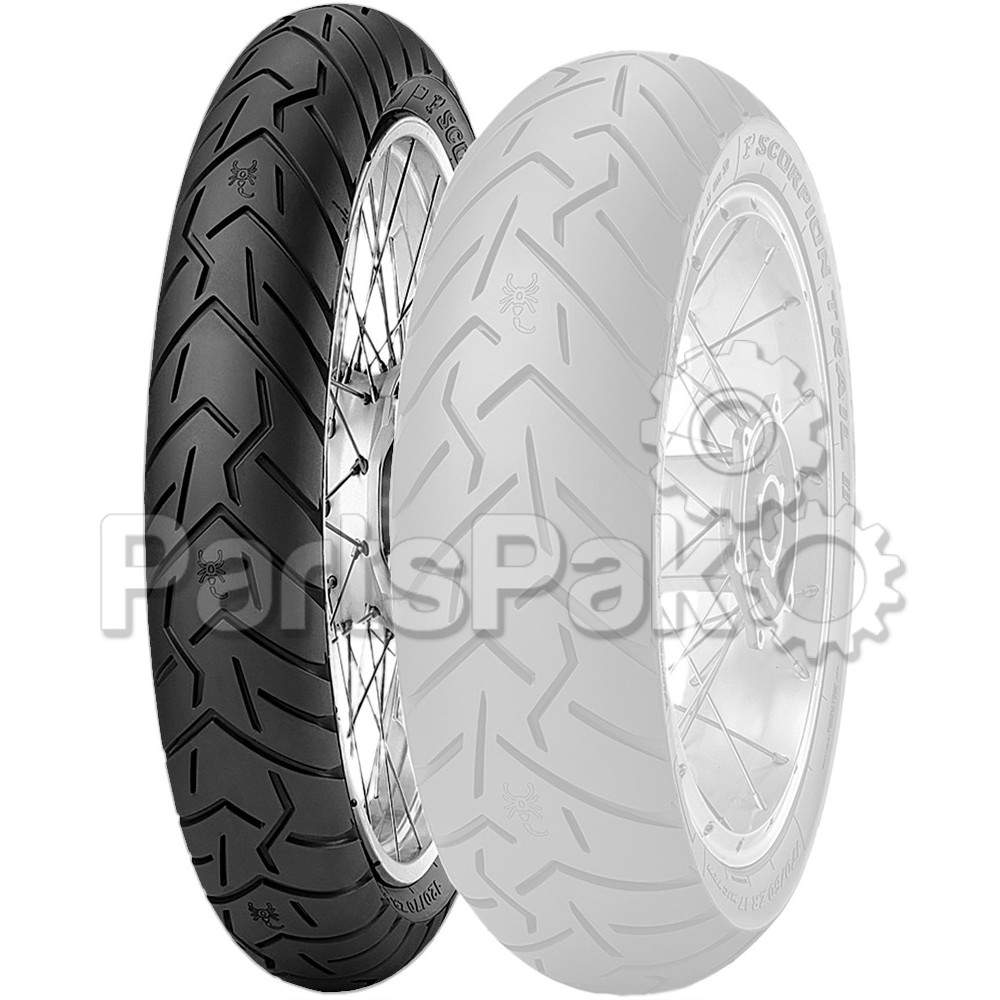 Pirelli 2526500; Tire, Scorpion™ Trail II Front 110/80R19 (59V) Radial