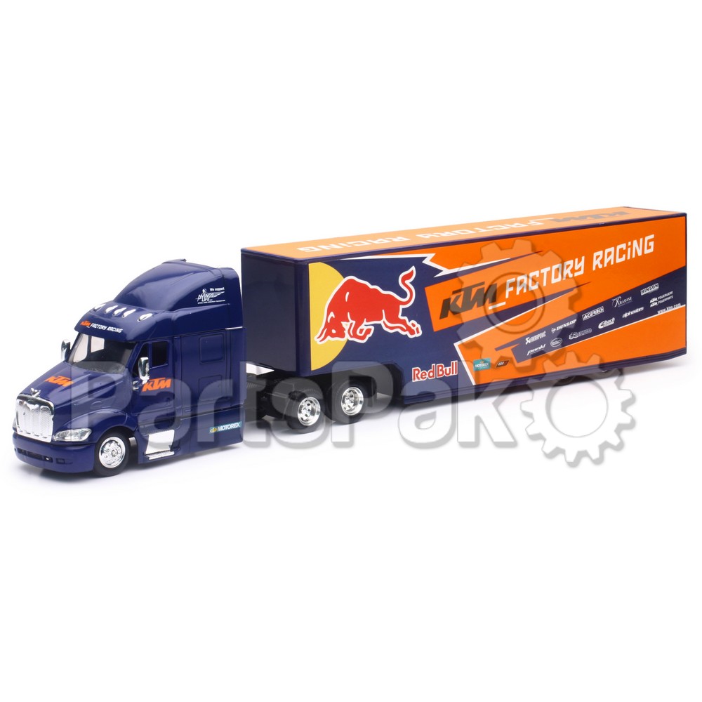 New-Ray 15973; Replica 1:43 Semi Truck 17 Red Bull Fits KTM Race Truck