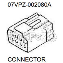 Honda 07VPZ-002080A Connector; 07VPZ002080A
