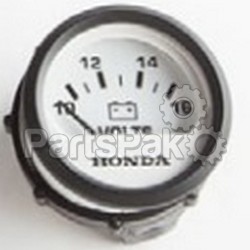 Honda 37450-ZW5-000ZB White Voltmeter, Faria; 37450ZW5000ZB