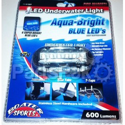 Boater Sports 51089; Led Underwater Light - Blue