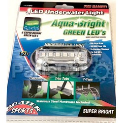 Boater Sports 51090; Led Underwater Light - Green