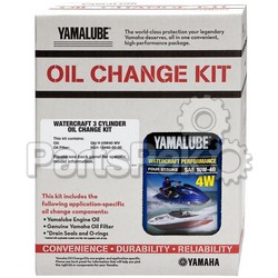 Yamaha LUB-3WTRC-KT-20 Watercraft IIi Oil Change Kit; LUB3WTRCKT20