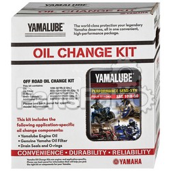 Yamaha LUB-OFFCG-KT-00 Yamalube Off Road Oil Change Kit 1Kt/6C; New # LUB-OFFCG-KT-01