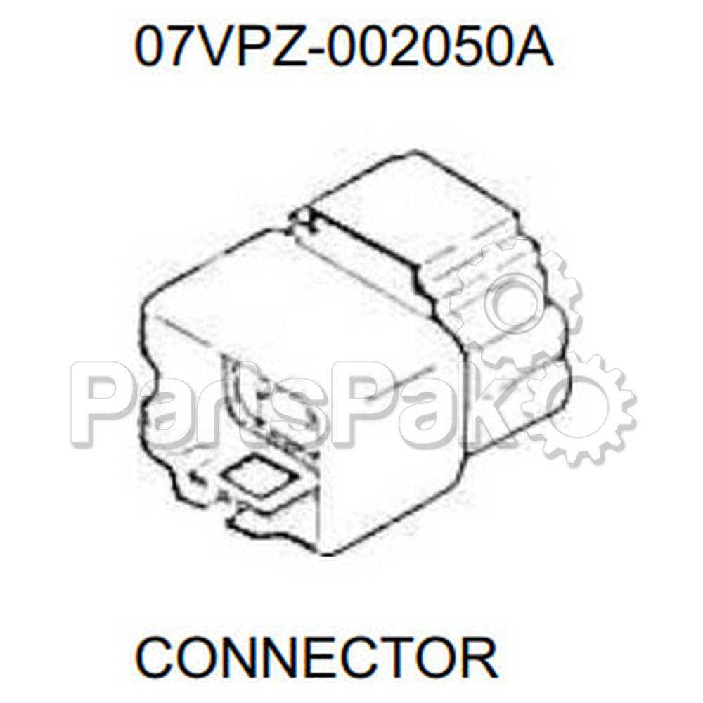 Honda 07VPZ-002050A Connector; 07VPZ002050A