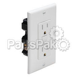 Marinco (Actuant Electrical) 1591-FI; Duplex Receptacle (white)