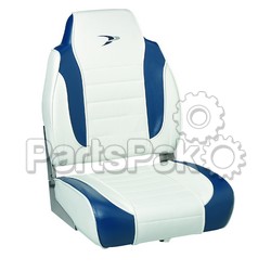 Wise Seats WD892PLS1713; 1713 Hi Back Deluxe Seat White/Navy