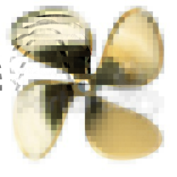 Federal Propellers 18X24 RH; Dyna-Quad 2In Bore Brz