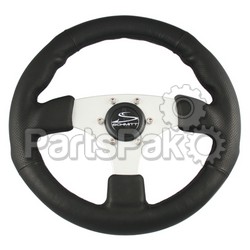 Schmitt Marine Steering Wheels PU013101; (Corse) Steering Wheel Black/Silver; DON-838687