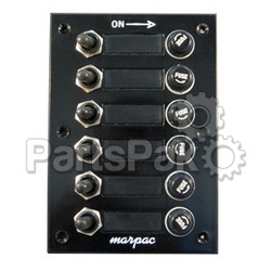 Marpac EL098150; Switch Panel 6-Gang W/Boot