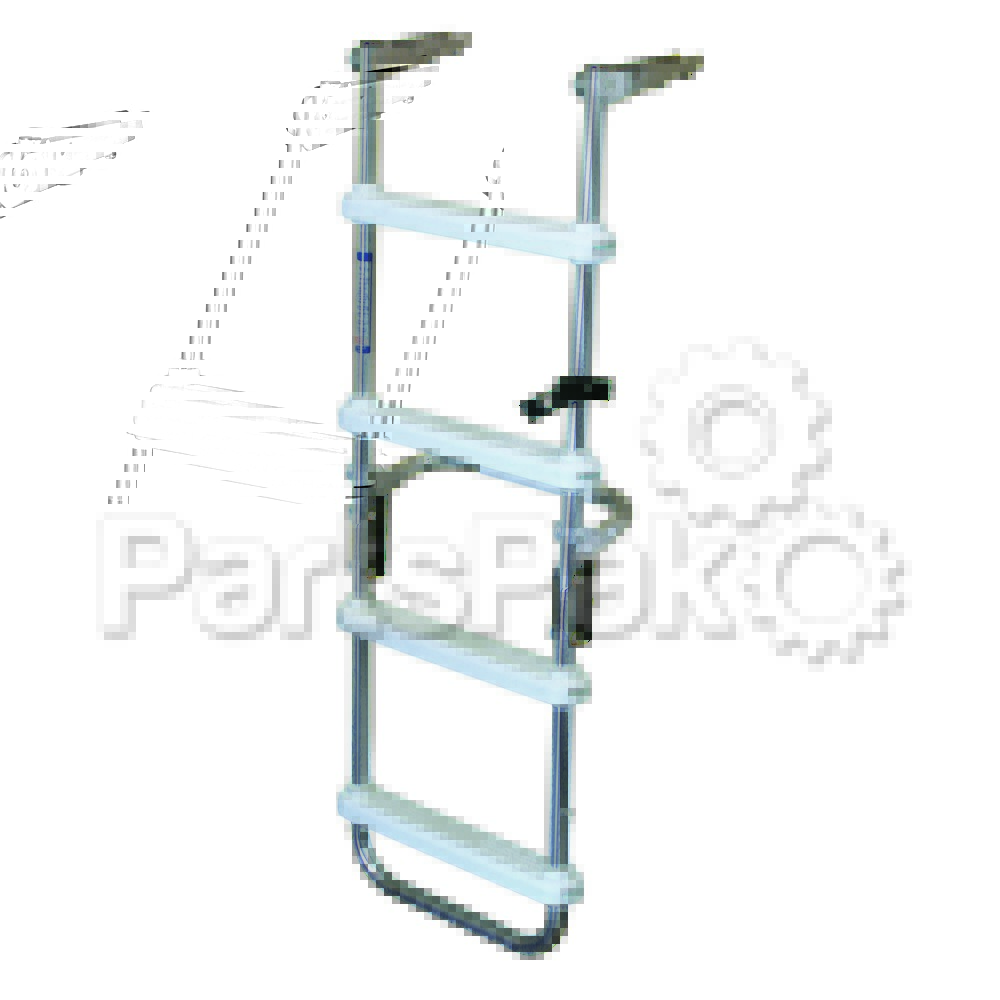Detmar 62150; Stainless Steel Pontoon Ladder