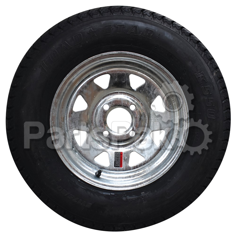 Tredit Tire & Wheel Z193260; Tire/Rim Assembly 480X12B4 Galvanized
