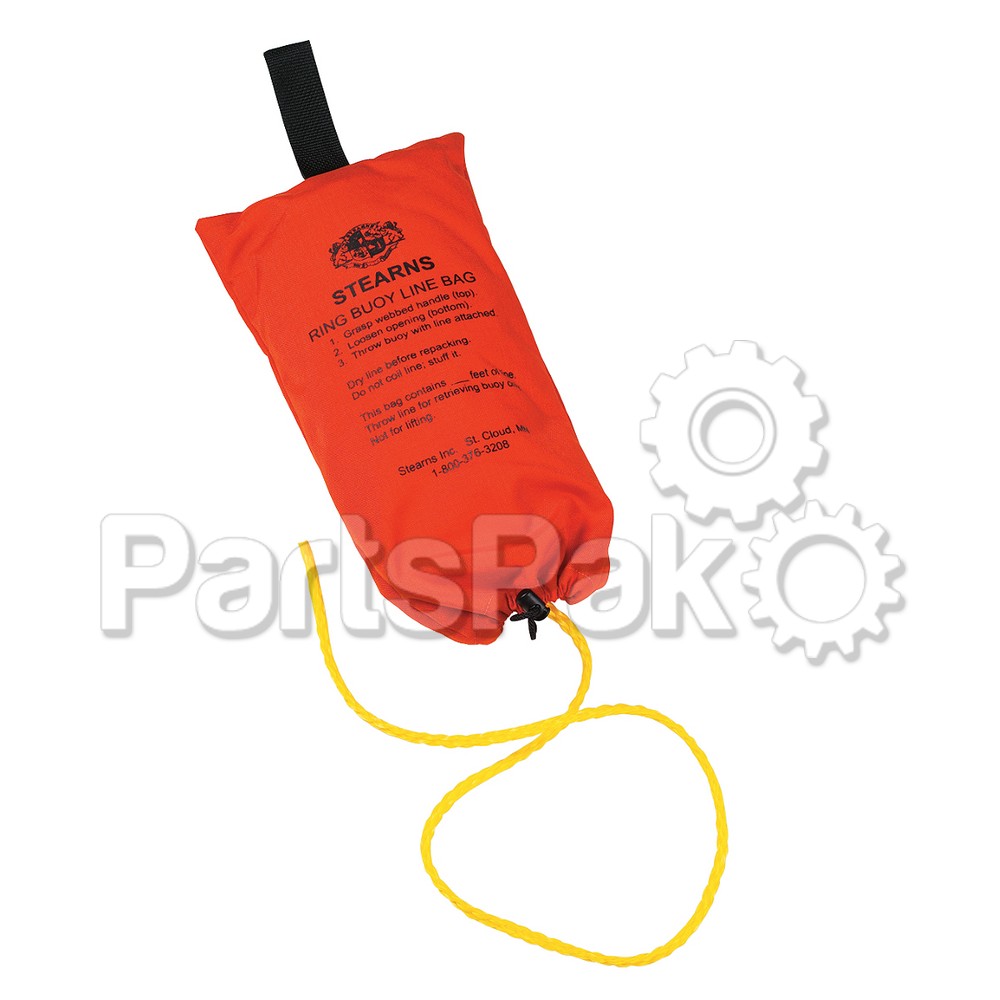 Stearns I023ORG00000; Ring Buoy Rope Bag W/90 Ft