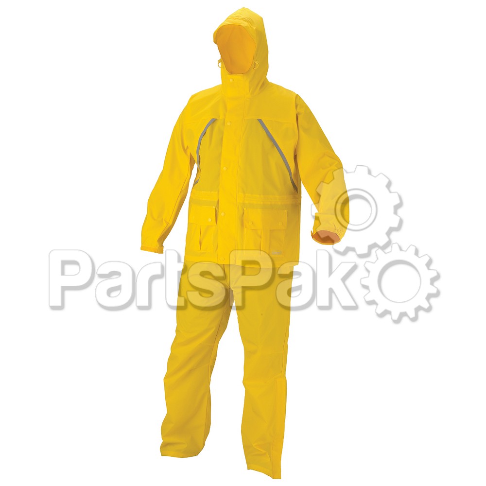 Stearns 2000004076; Rainsuit, Nylon, Yellow,Med
