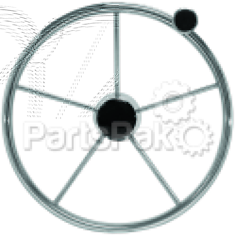 Marpac 1731521FGK; Stainless Steel Dstr Wheel W/ Knob 13-1/2