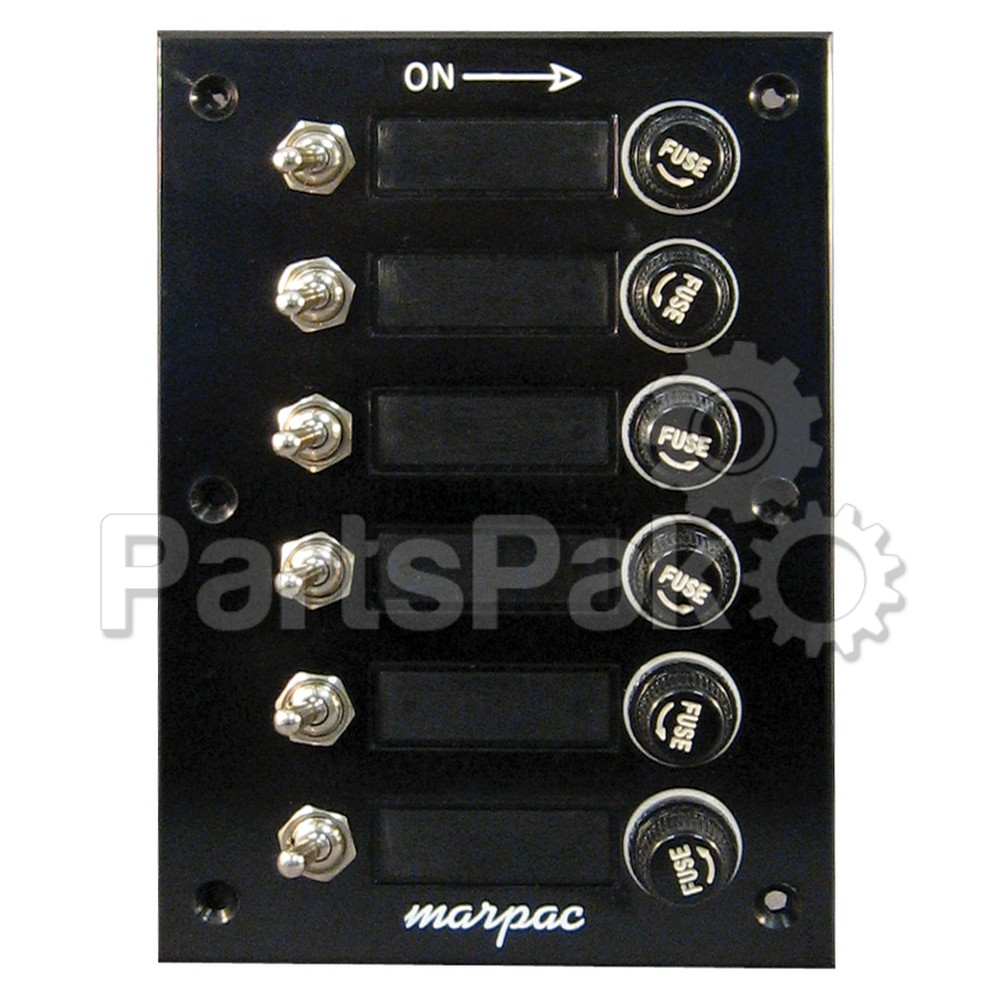 Marpac EL098110; Switch Panel 6-Gang