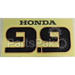 Honda 87121-ZV6-A01 Mark, Rear (9.9); 87121ZV6A01