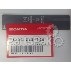 Honda 87702-ZV5-000 Mark, Fast Idle; 87702ZV5000