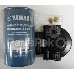 Yamaha MAR-10MAS-00-00 10-Micron Fuel Filter Assembly Aluminum Head 1/4; MAR10MAS0000