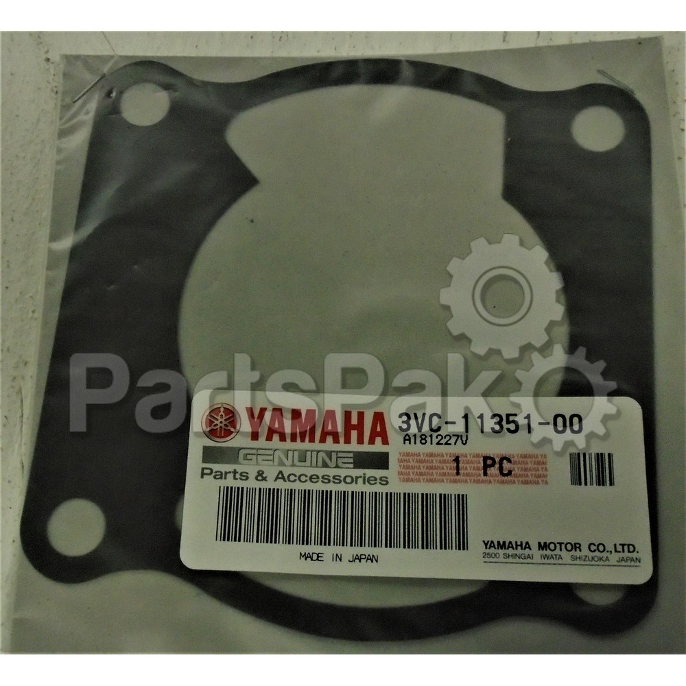 Yamaha 3VC-11351-00-00 Gasket, Cylinder; 3VC113510000
