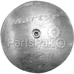 Martyr (Canada Metal Pacific) CMR05AL; Anode-Rudder 5-1/8 Trim tab