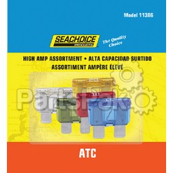 SeaChoice 11386; 5-Pieces High Amp Atc Blade Fuses