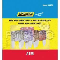 SeaChoice 11429; 5-Pieces Low Amp Atm Fuses