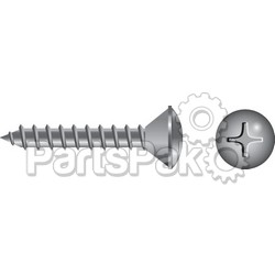 SeaChoice 59979; #6 X 3/4 Phillips Head Oval Tapping Screw 100-Pack