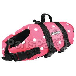 SeaChoice 86380; Dog Vest Pink Polka Small