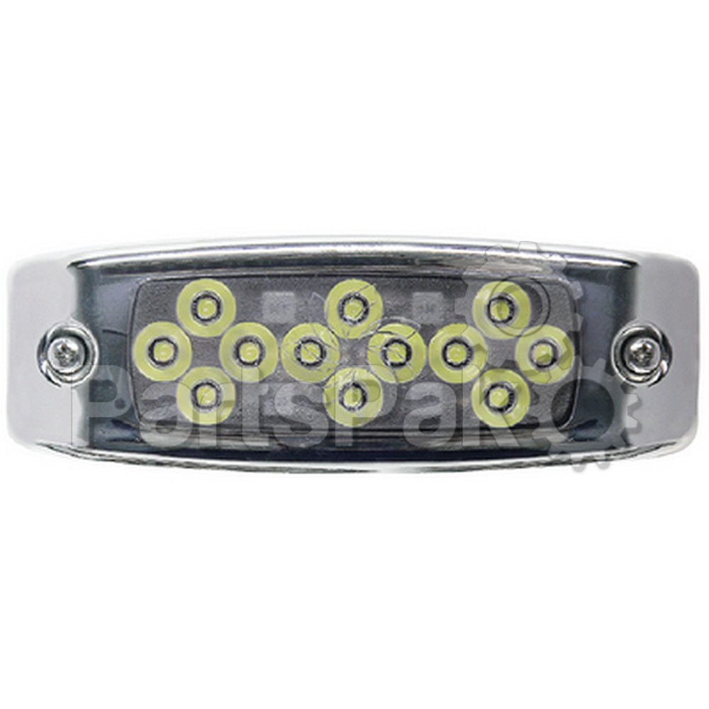 SeaChoice 03611; Water Dragon W/ Stainless Steel Cover 12Led White