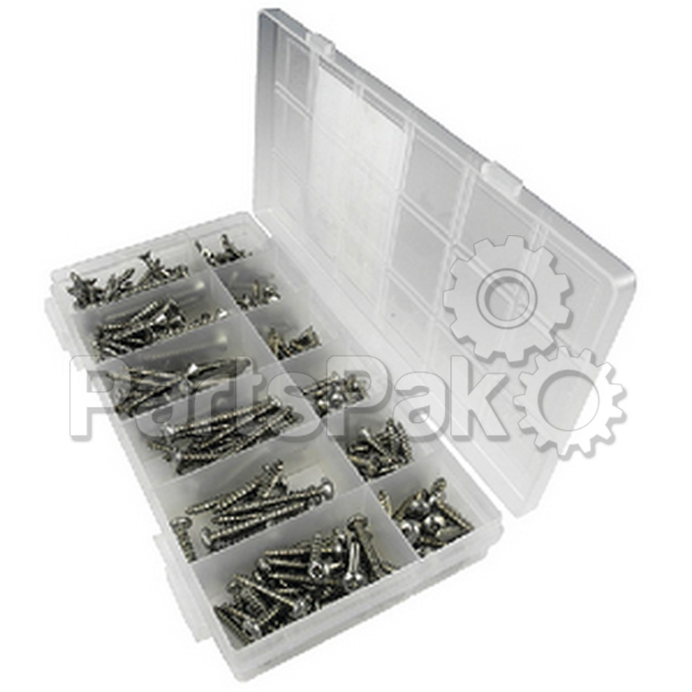 SeaChoice 59429; Kit 216 Pc Stainless Steel Square Dr T/ S