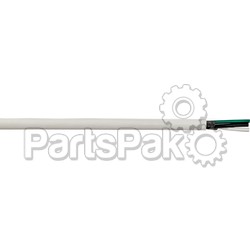 Cobra Wire & Cable B6W16T30100FT; 16/3 Round Tin Trplx 100Ft White; LNS-446-B6W16T30100FT
