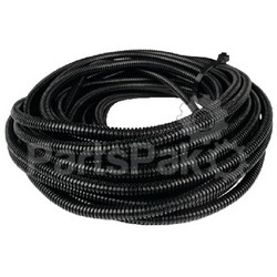 Fultyme RV 5047; 1/2Id Black Polyethylene Split Loom 50 Foot Coil; LNS-590-5047