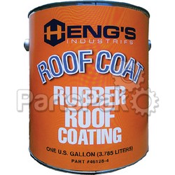 Hengs 461284; Gal Rubber Roof Coating White