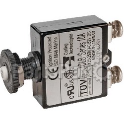 Blue Sea Systems 2132; Circuit Breaker Push Button St 10 Amp; LNS-661-2132