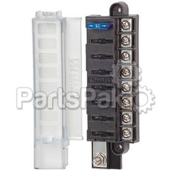 Blue Sea Systems 5046; Fuse Block ST Blade 8 Circuit W/ Cover; LNS-661-5046